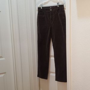 ST. JOHNS BAY PS10 CORDUROY DARK BROWN PANTS